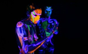 Adelaide Marcus and Akira Chan Global Consciousness video series spreads awareness neon