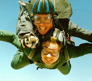 Glenn Louis Parker first Skydive 1995 Skydive Las Vegas